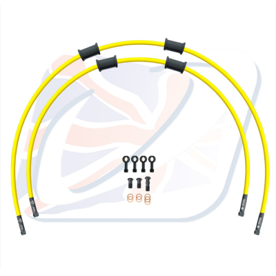 CROSSOVER-predok-sada Venhill POWERHOSEPLUS HON-6015FB-YE (2 hadice v sade) žlté hadice čierne koncovky