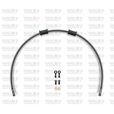 Hadica prednej brzdy sada Venhill POWERHOSEPLUS DUC-6003FB-CB (1 hadica v sade) karbónové hadice, čierne koncovky