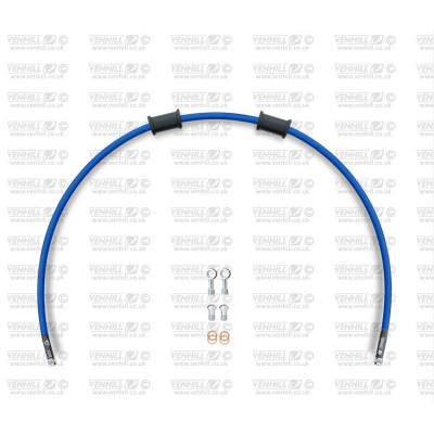 Hadica prednej brzdy sada Venhill POWERHOSEPLUS HON-1005FS-SB (1 hadica v sade) modré hadice, nerezové koncovky