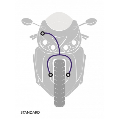 ŠTANDART -predok -sada Venhill POWERHOSEPLUS GUZ-5001FS-YE (2 hadice v sade) žlté hadice, nerezové kokncovky