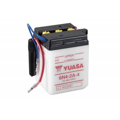 Conventional 6V battery NO ACID YUASA 6N4-2A-4
