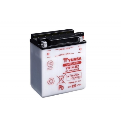Yumicron battery with acid YUASA YB14-B2