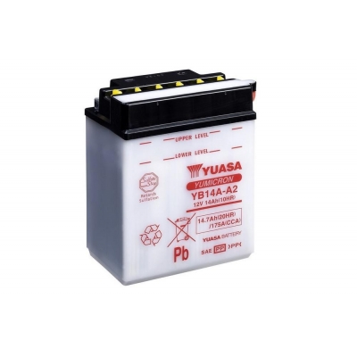 Yumicron battery with acid YUASA YB14A-A2