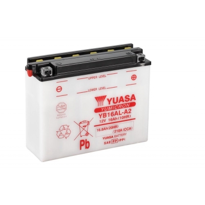 Yumicron battery with acid YUASA YB16AL-A2
