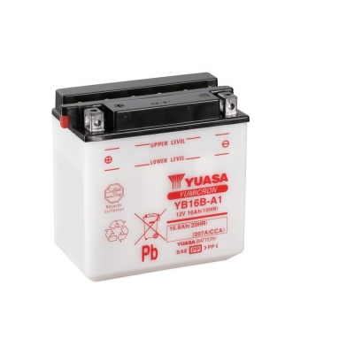 Yumicron battery with acid YUASA YB16B-A1